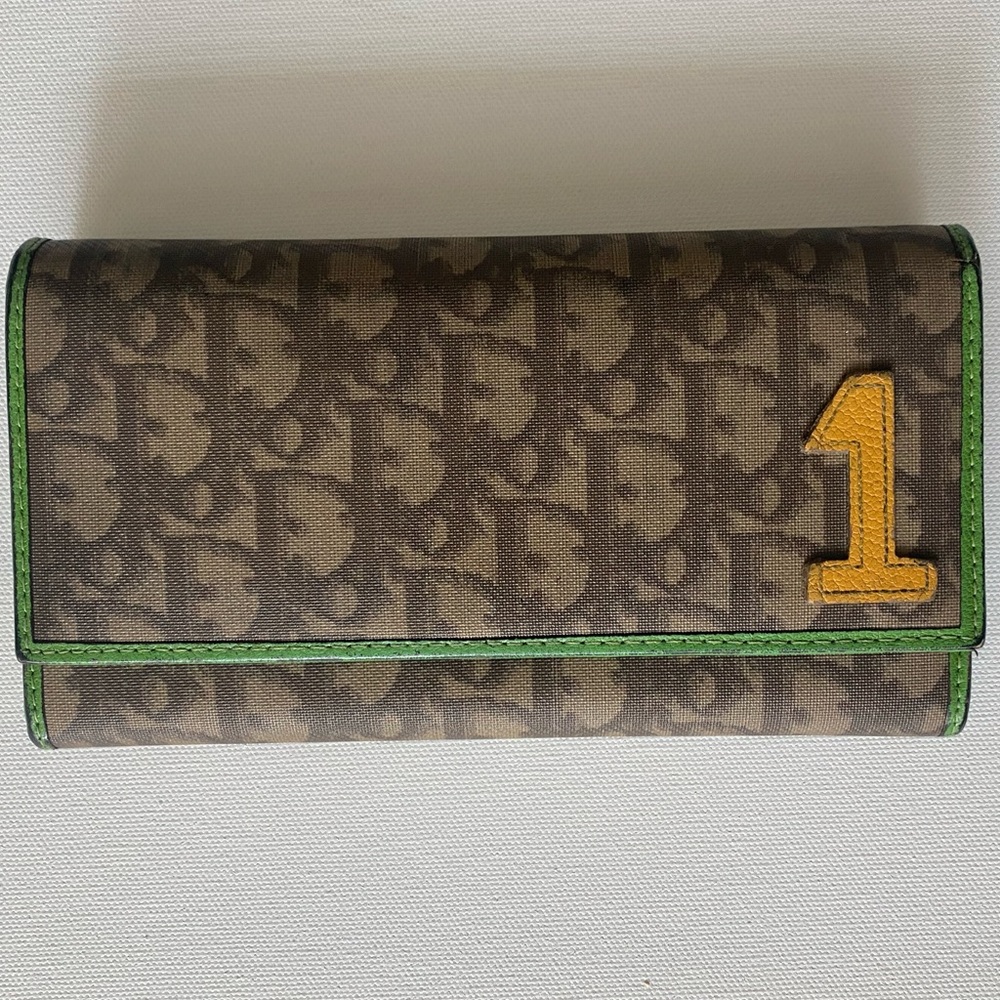 Authentic Vintage Christian Dior Rasta Collection Wallet